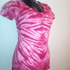 One clothing Tie-dye T-shirt Pink Size Small